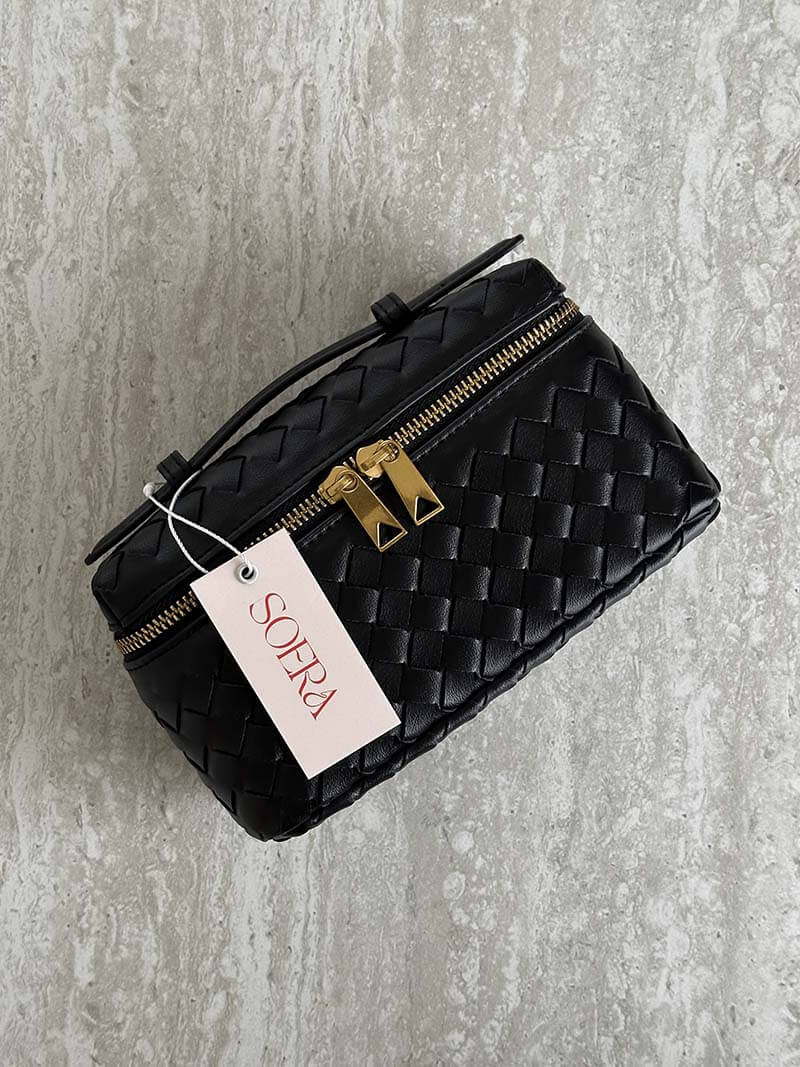 Women's Handbag – Handwoven Leather Design for Organized Style and Elegance