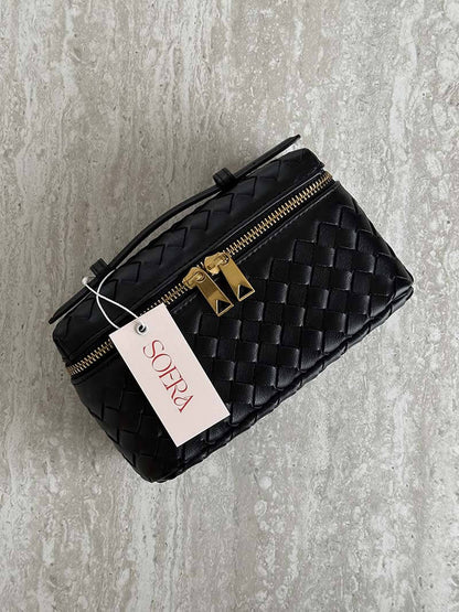 Women's Handbag – Handwoven Leather Design for Organized Style and Elegance