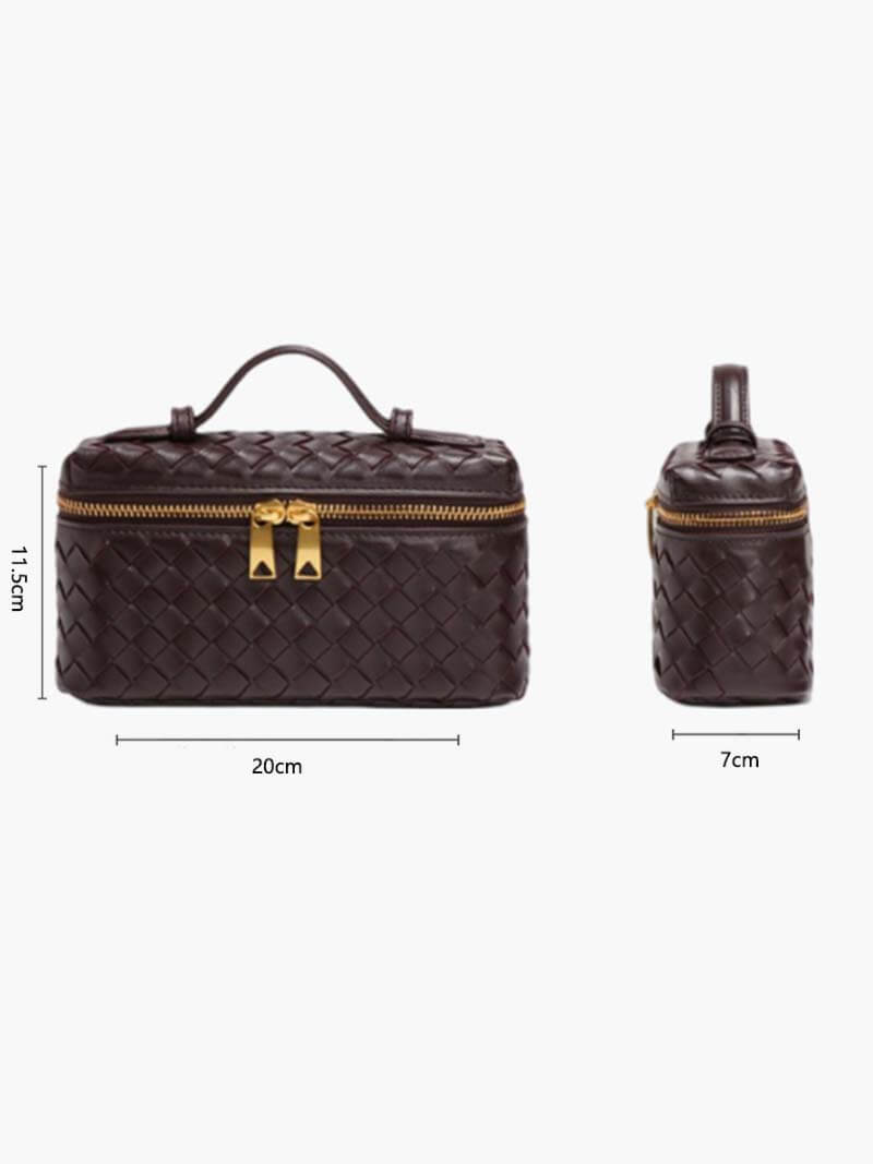 Women's Handbag – Handwoven Leather Design for Organized Style and Elegance