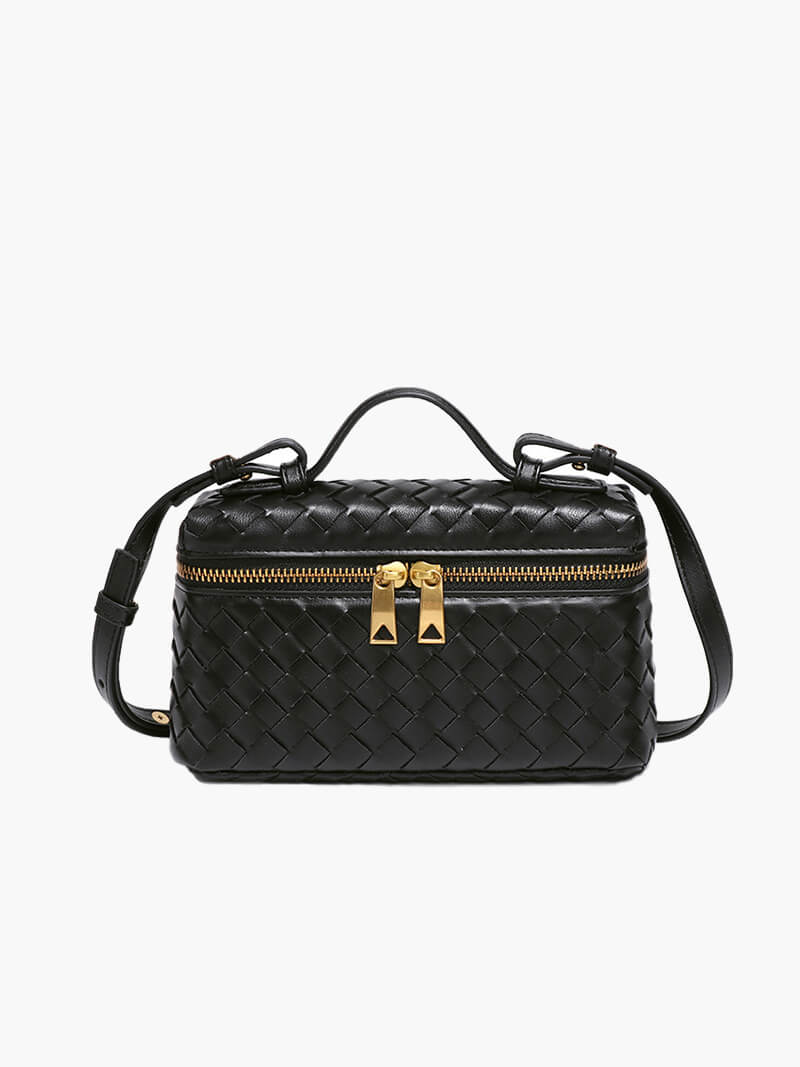 Women's Handbag – Handwoven Leather Design for Organized Style and Elegance