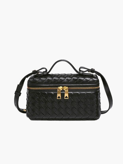 Women's Handbag – Handwoven Leather Design for Organized Style and Elegance