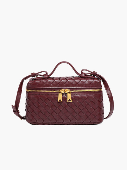 Women's Handbag – Handwoven Leather Design for Organized Style and Elegance