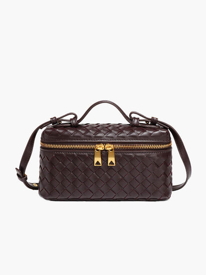 Women's Handbag – Handwoven Leather Design for Organized Style and Elegance
