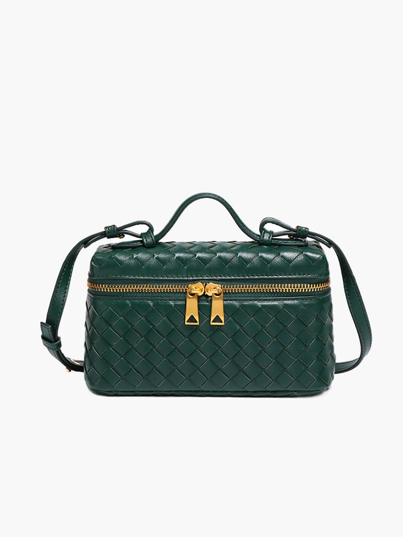 Women's Handbag – Handwoven Leather Design for Organized Style and Elegance
