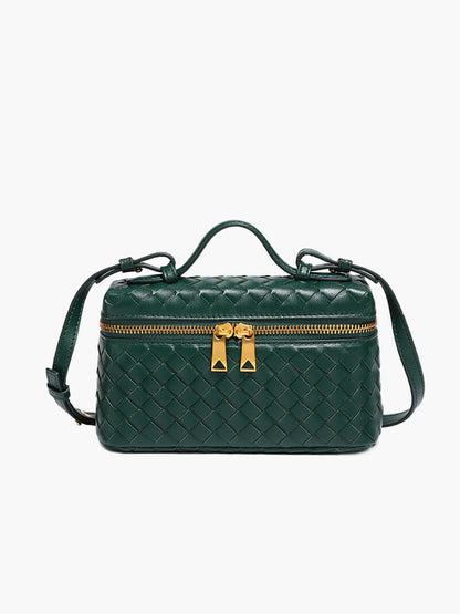Women's Handbag – Handwoven Leather Design for Organized Style and Elegance