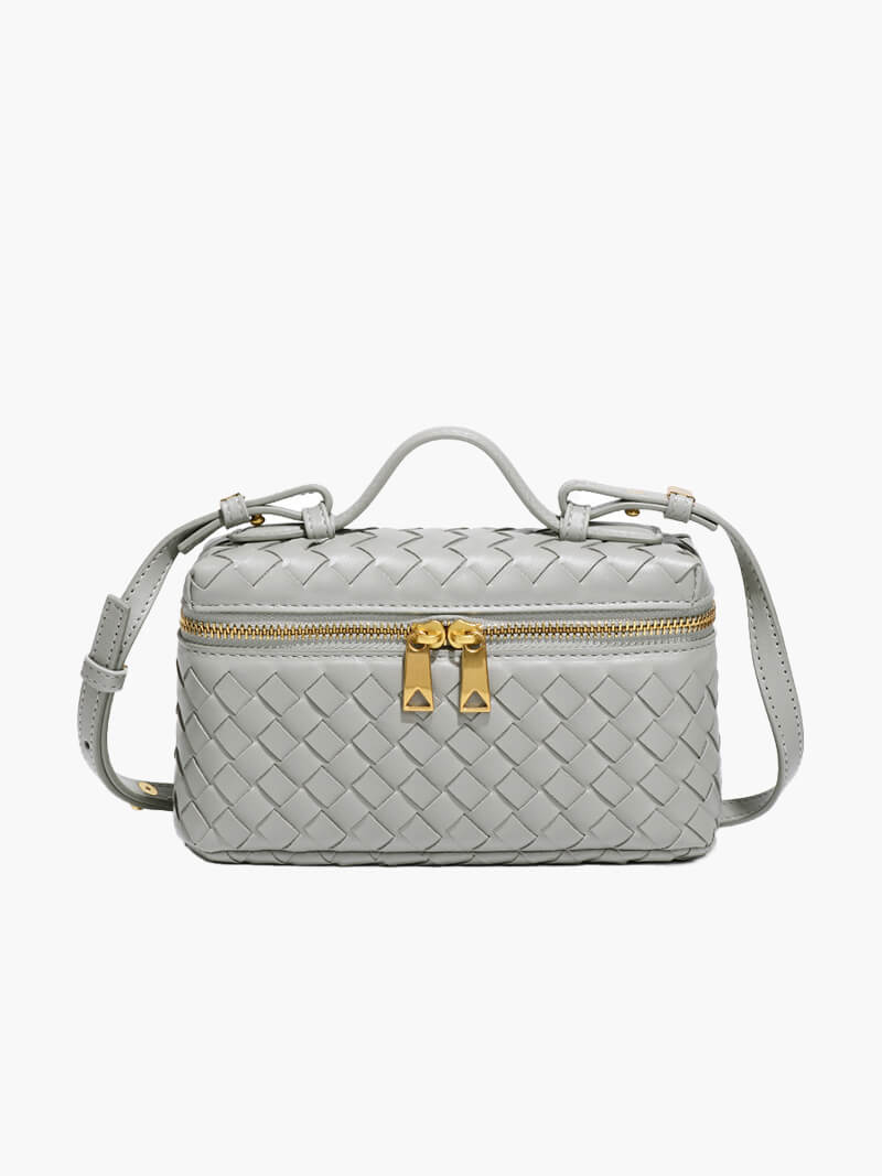 Women's Handbag – Handwoven Leather Design for Organized Style and Elegance