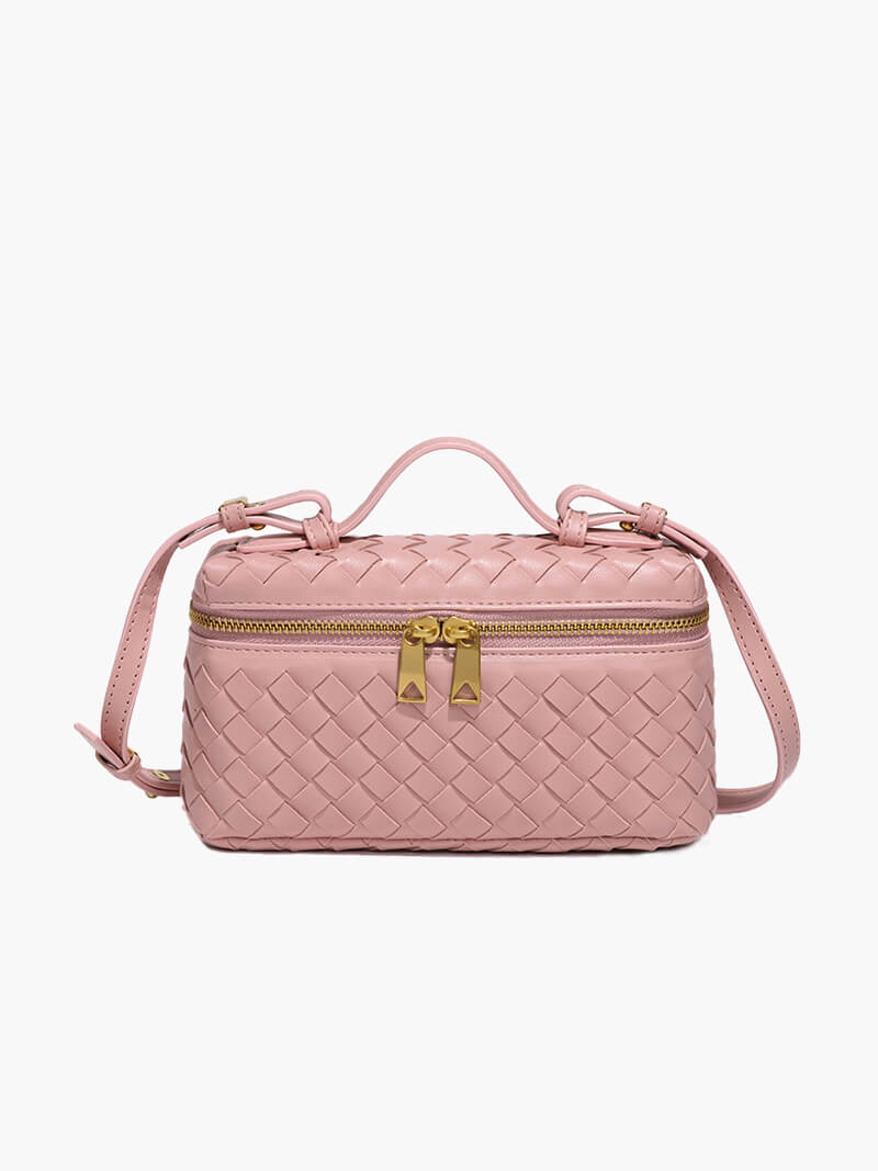 Women's Handbag – Handwoven Leather Design for Organized Style and Elegance