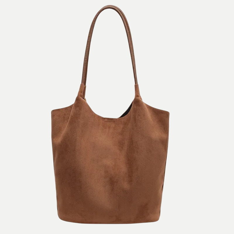 Women's Tote Bag – Luxurious Suede with Large Capacity for Everyday Elegance