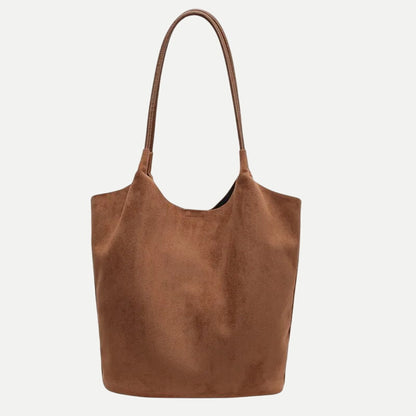 Women's Tote Bag – Luxurious Suede with Large Capacity for Everyday Elegance