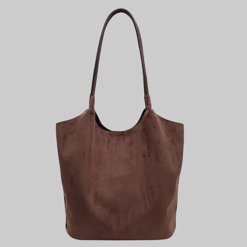 Women's Tote Bag – Luxurious Suede with Large Capacity for Everyday Elegance
