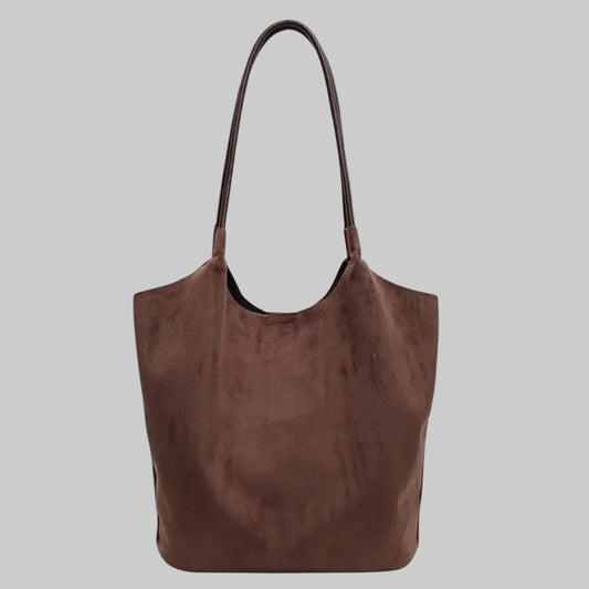 Women's Tote Bag – Luxurious Suede with Large Capacity for Everyday Elegance